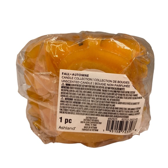 ASHLAND Yellow & Brown Unscented 1-Wick 5”x5” Rare Sunflower Decorative Candle - Picture 10 of 10